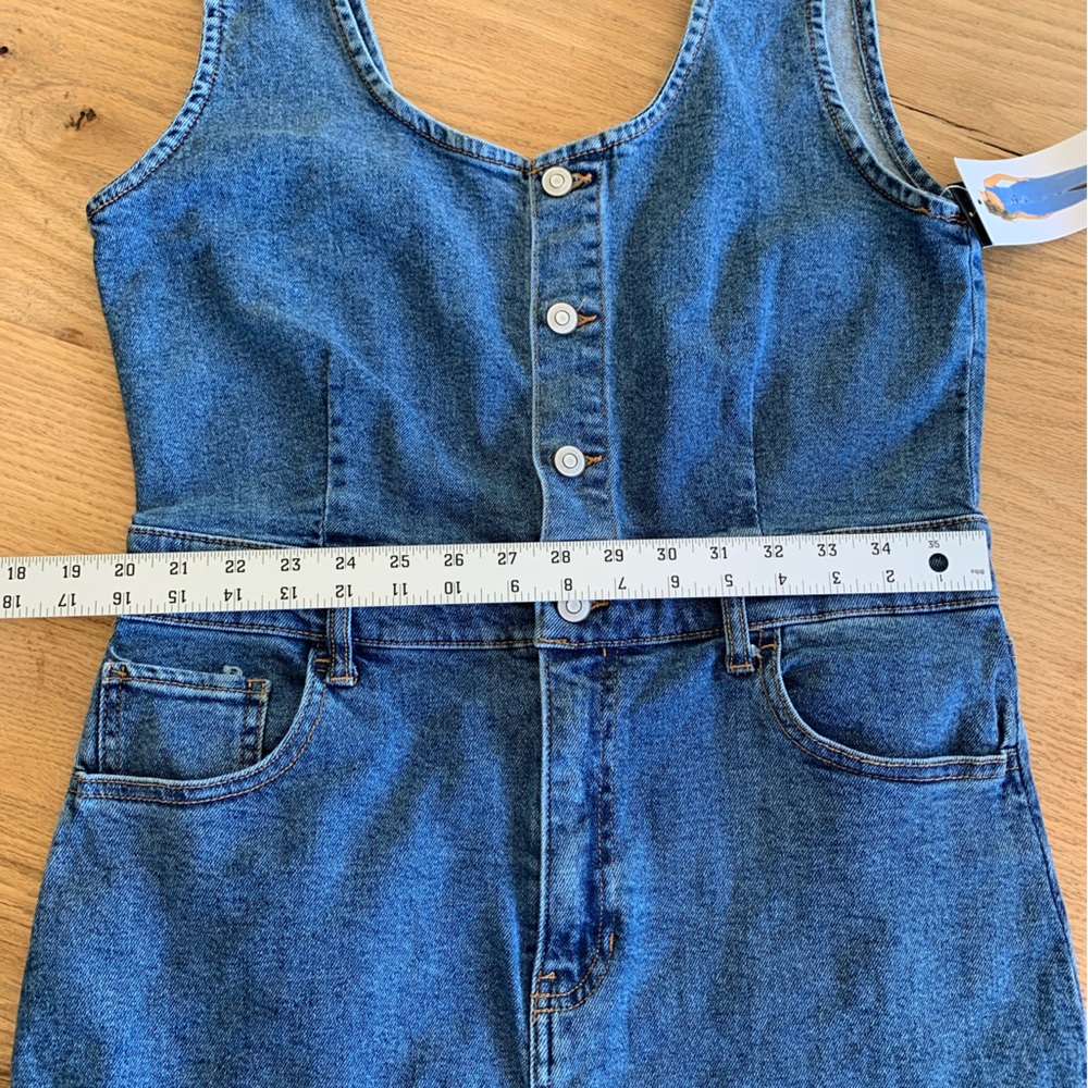 Denim Blue Midi Dress - Picture 10 of 11